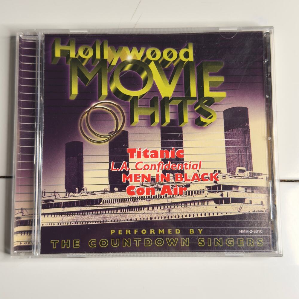 Hollywood Movie Hits CD 1998 The Countdown Singers Titanic, Men in Black